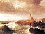 Thomas Doughty Desert Rock Lighthouse painting